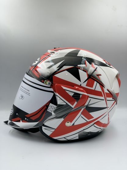 ARC Ritz Helmet Rexstar Black / White (SIRIM) 